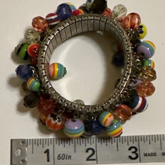 Mixed Lot of 6 Multicolored Women's Unbranded Fashion Costume Jewelry Bracelets - Picture 12 of 16